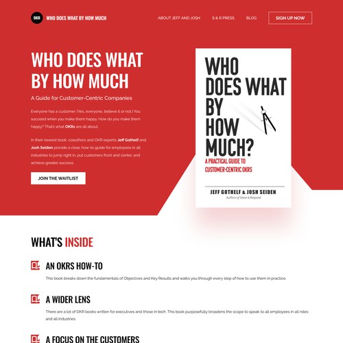 Book Landing Page Design 📖