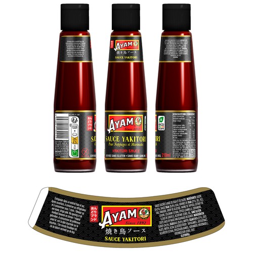 Label design Ayam Sauce Yakitory