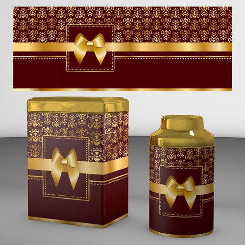 Christmas package design for tea