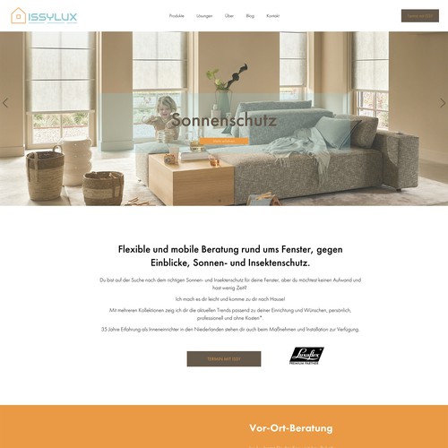 Product Portfolio Squarespace Website