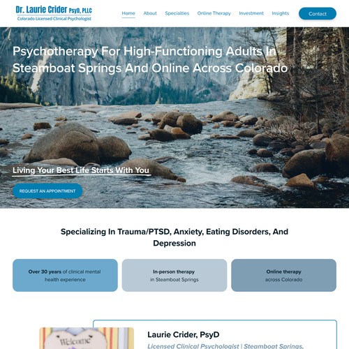 Colorado Licensed Clinical Psychologist Design