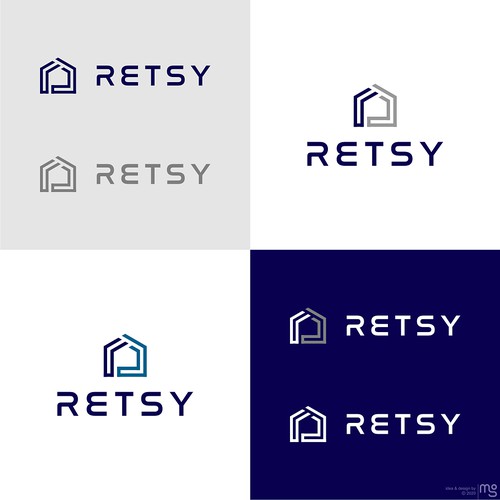 Logo for real estate "RESTY"