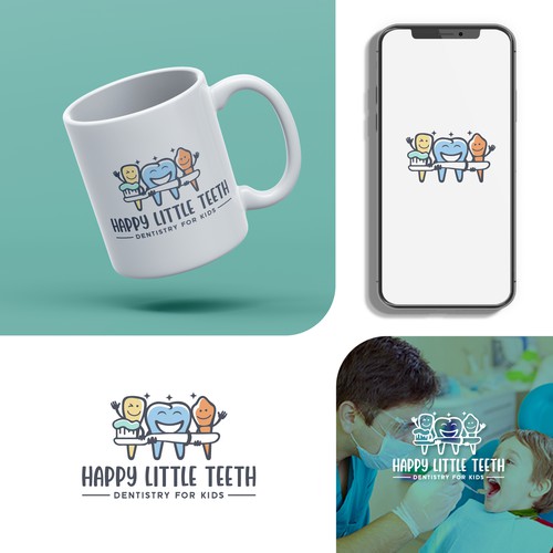 Bold logo for Happy Little Teeth 