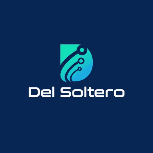 minimalist technology and tech crypto security logo