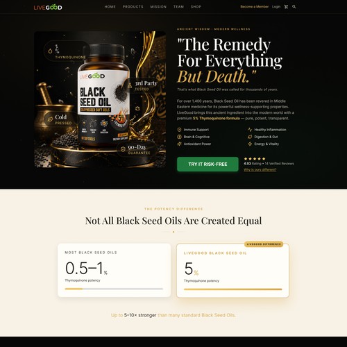 LiveGood - Supplement as ancient luxury