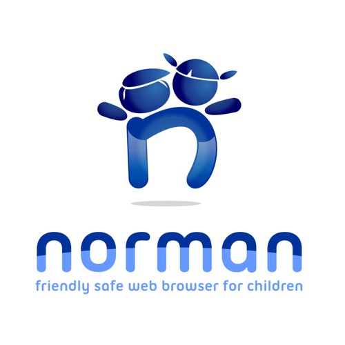 Logo for friendly safe web browser for children.