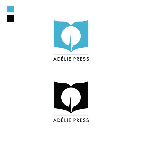 create a stunning logo for a new publishing company Adelie Press