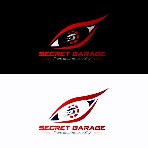 secret garage, garage logo 