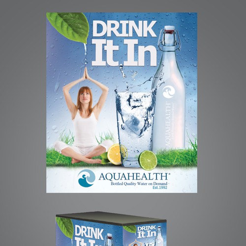 AquaHealth Dispenser Graphic Redesign