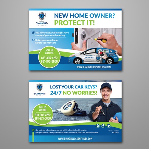 Locksmith company flyer