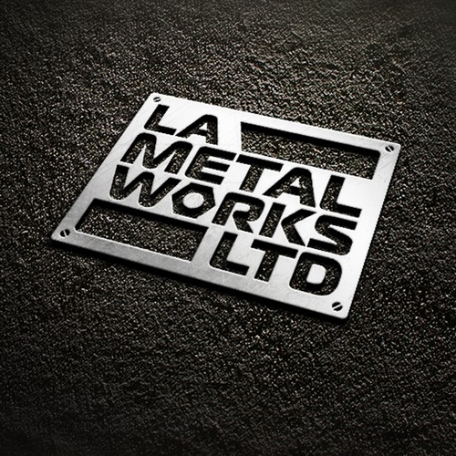 Logo concept for company of structural steelwork and architectural metalwork.