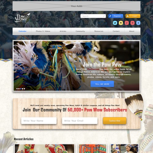 Native American Website