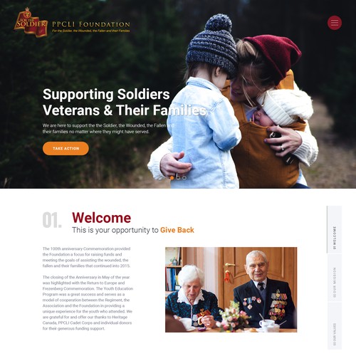 Relief Fund Webdesign