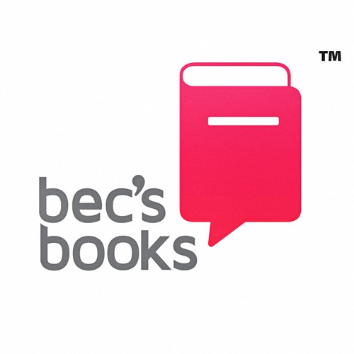 Bec's Books logo concept