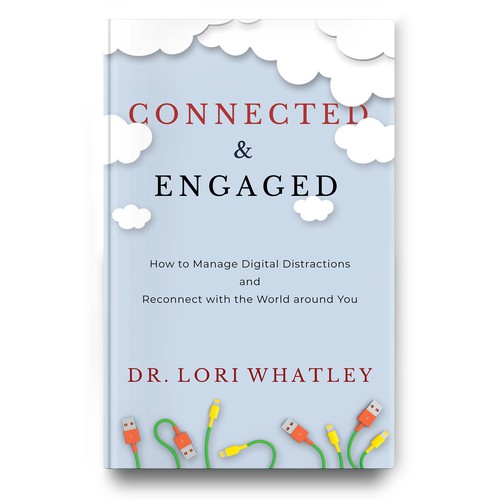 Bright, colorful book cover that encourages people to connect & engage the world around them more