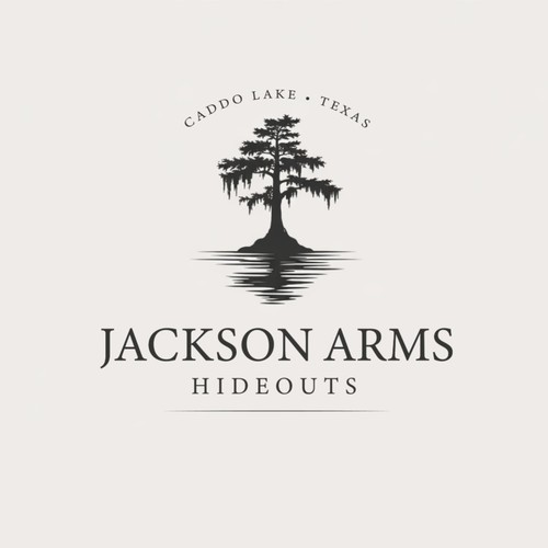 Luxury Retreat Logo Design for Jackson Arms Hideouts