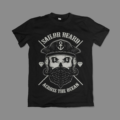 Sailor Beard t-shirt design