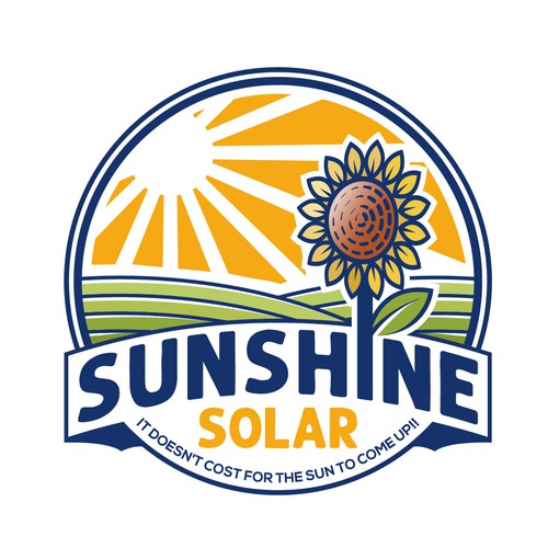 logo for a solar company that believes and supports environment protection