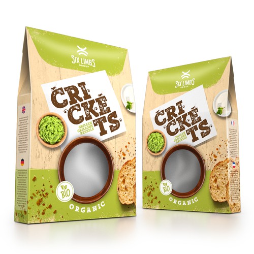 Packaging for cricket food