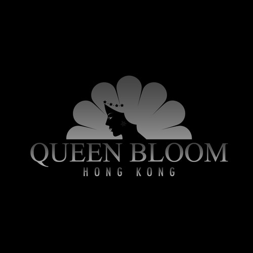 Logo concept for luxury flower florist