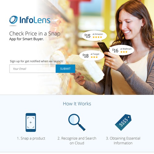 InfoLens Landing Page Contest