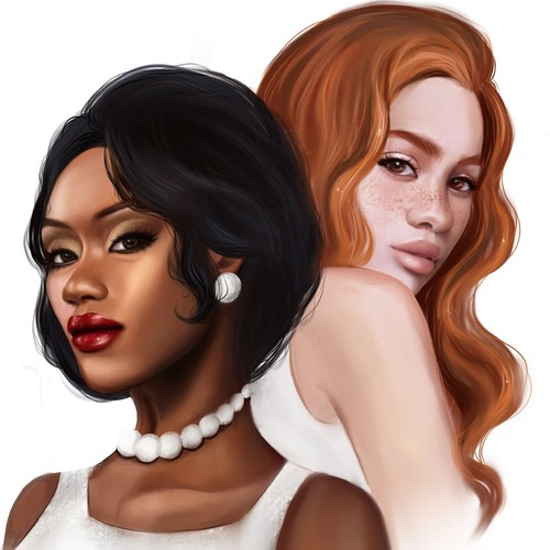Character’s design for the book cover
