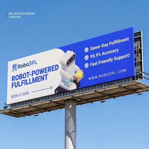 Robo3PL - Digital Billboard Design