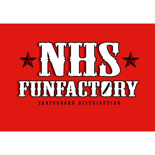 New Logo for the Skateboard Etailer: NHS Fun Factory
