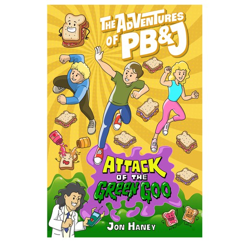 Design an eye-popping kids book cover in an upcoming SERIES