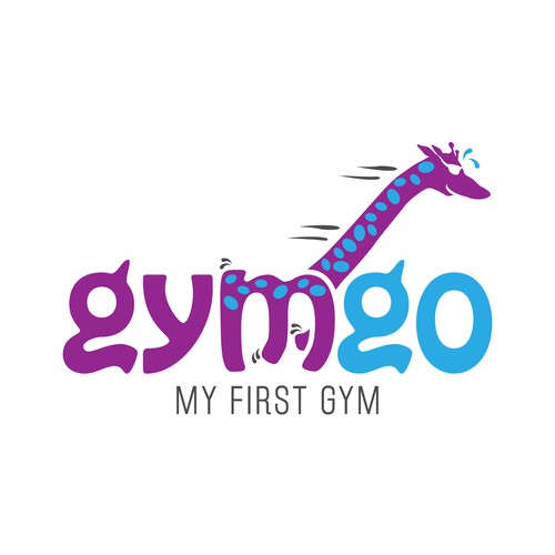 Logo for a kids fitness center