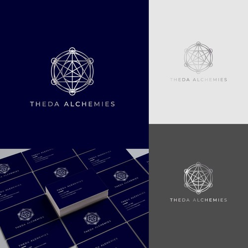 Theda Alchemies Sacred Geometry Inspired Logo Design