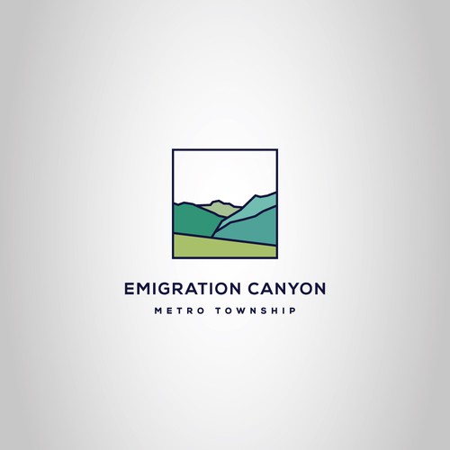 Logo design for the Emigration Canyon Metro Township