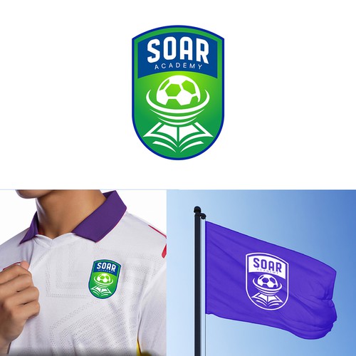Emblem Design For Soccer Logo