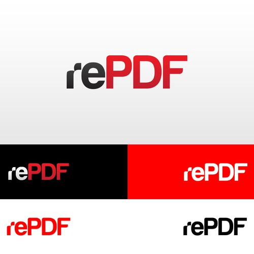 Create a modern logo for a secure PDF web service!