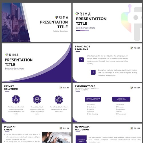 Power Point Template for Prima