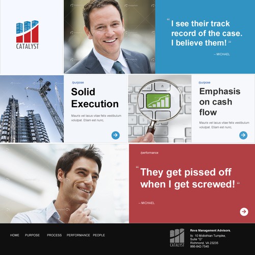 A Fund Manager Website - Finalist