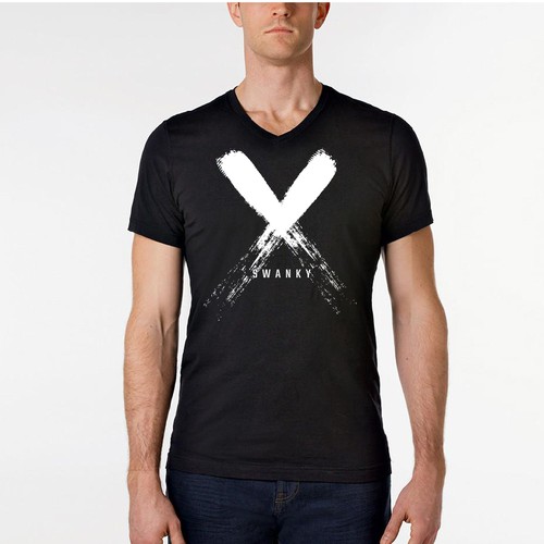 men’s slim fit v-neck shirt design