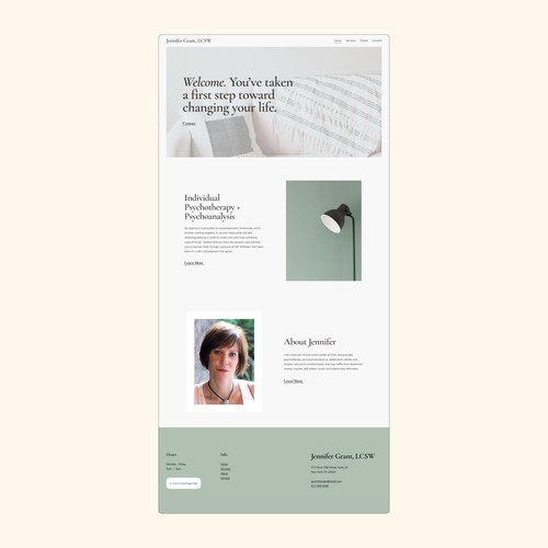 Therapist Website on Squarespace 7.1 Fluid Engine