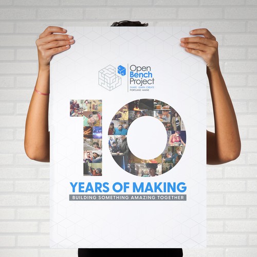 OBP 10 yr celebration poster