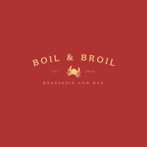 Boil & Broill - Brasserie & Bar logo design