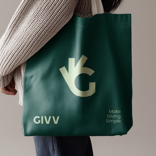 Logo for GIVV — Online Charity Fundraising Platform