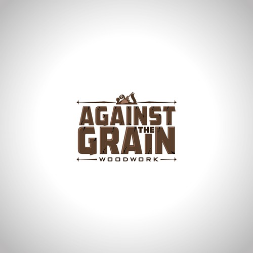 Logo for Modern woodworking business