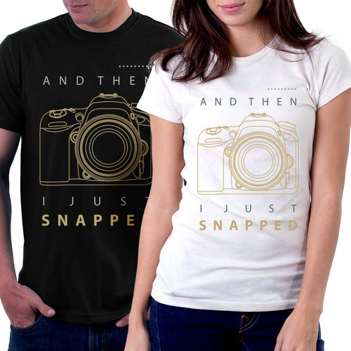 Create a cool photographers teespring design