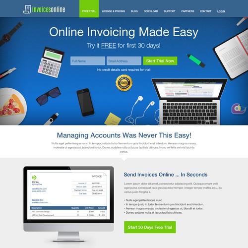 Website Design for Cloud Billing Company