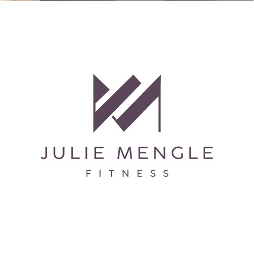 JM monogram fitness Brand Logo design