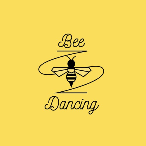 Cheerful logo for dancing company