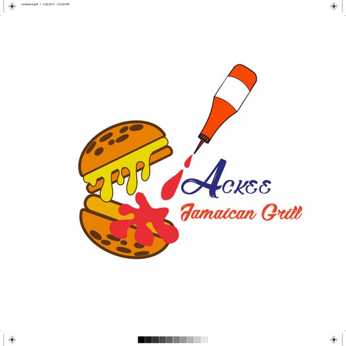 fast food concept for ACKEE Jamaican Grill 