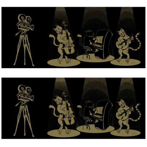 cats playing jazz