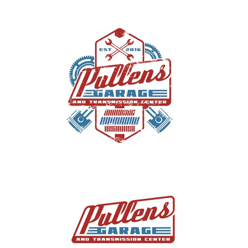 Retro garage logo