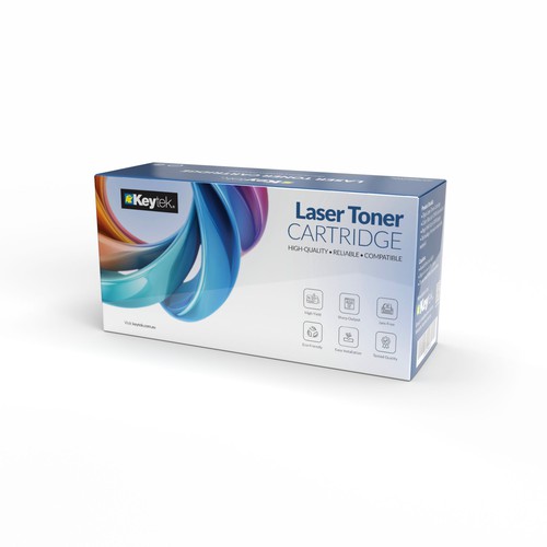 Keytek Laser Toner Cartridge Packaging Design